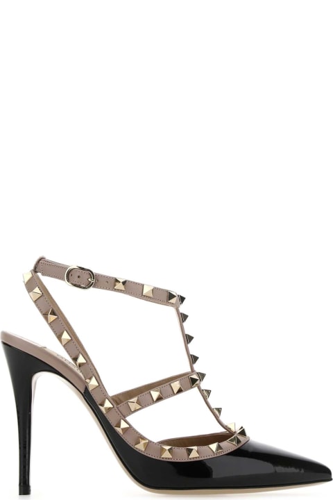 Valentino Garavani High-Heeled Shoes for Women Valentino Garavani Two-tone Leather Rockstud Pumps