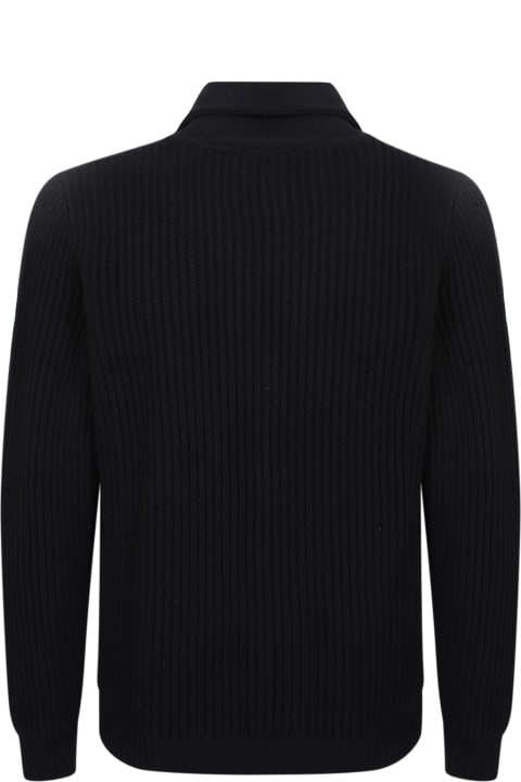 Colombo Sweaters for Men Colombo Colombo Black Cashmere Cardigan