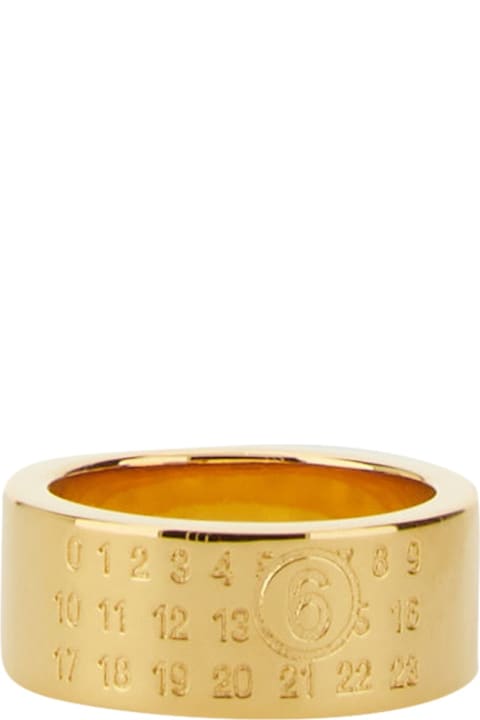 MM6 Maison Margiela Rings for Women MM6 Maison Margiela Logo Ring