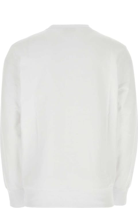 Fleeces & Tracksuits for Men Alexander McQueen White Cotton Sweatshirt