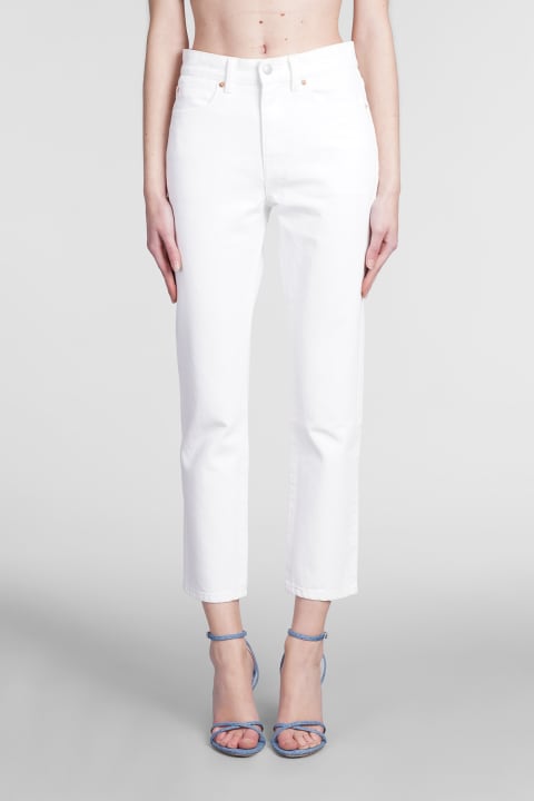 Jeans In White Denim