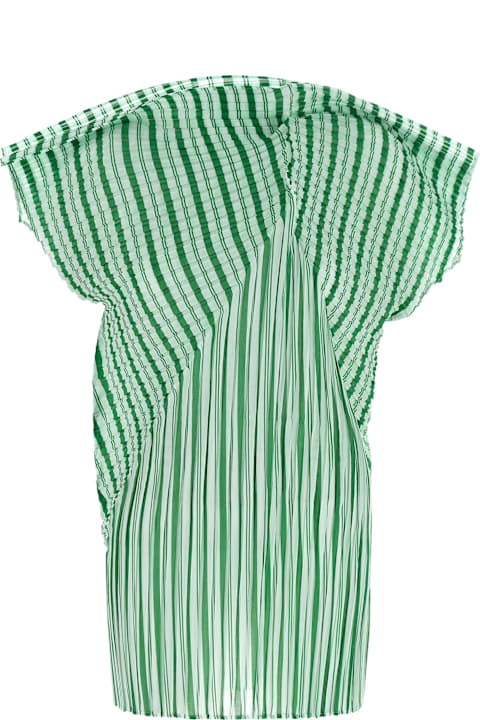 Issey Miyake for Kids Issey Miyake 'generic Stripes (machine Pleats)' Top