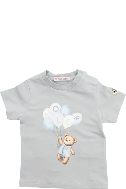 Topwear for Baby Boys Moncler Ss T-shirt