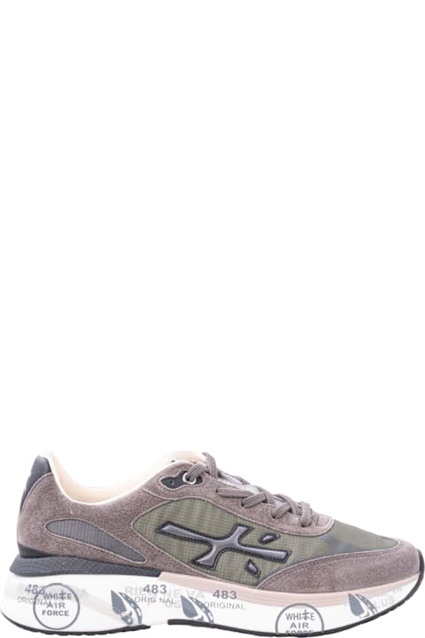 Premiata Laced Shoes for Men Premiata Premiata Flat Shoes Green