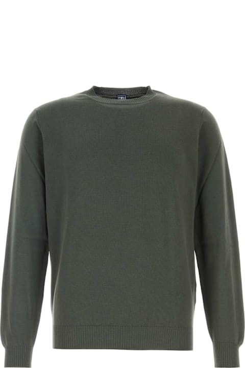 Homeware Fedeli Sage Green Cotton Sweater