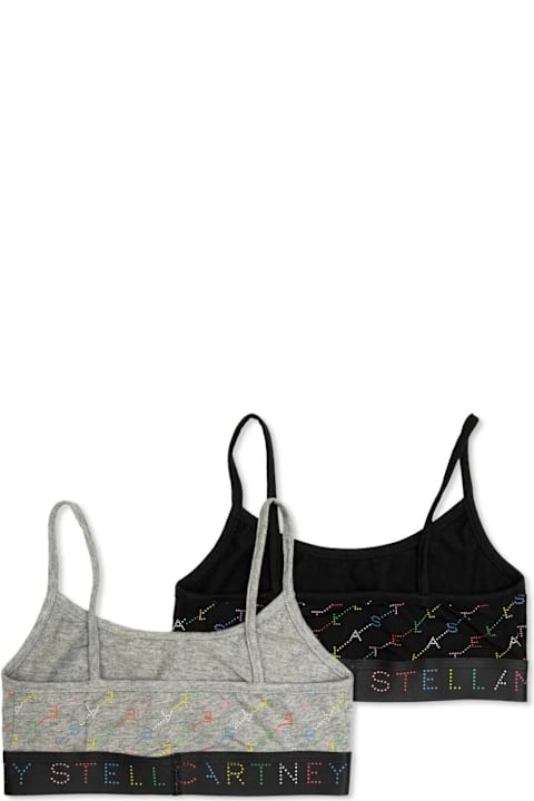 Stella McCartney Kids Underwear for Girls Stella McCartney Kids Set Of 2 Tops With Logo Print