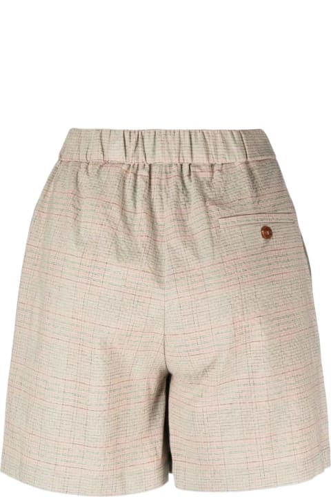 Alysi Pants & Shorts for Women Alysi Beige Bermuda Women