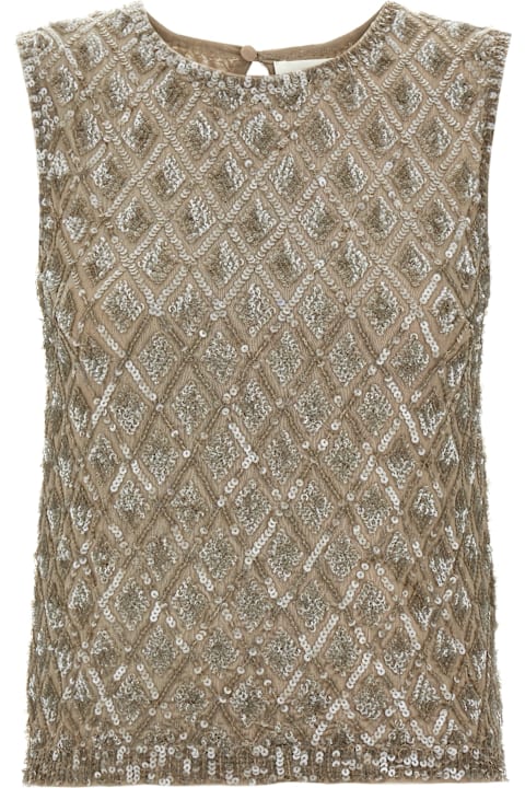 Parosh for Kids Parosh 'gild' Blouse