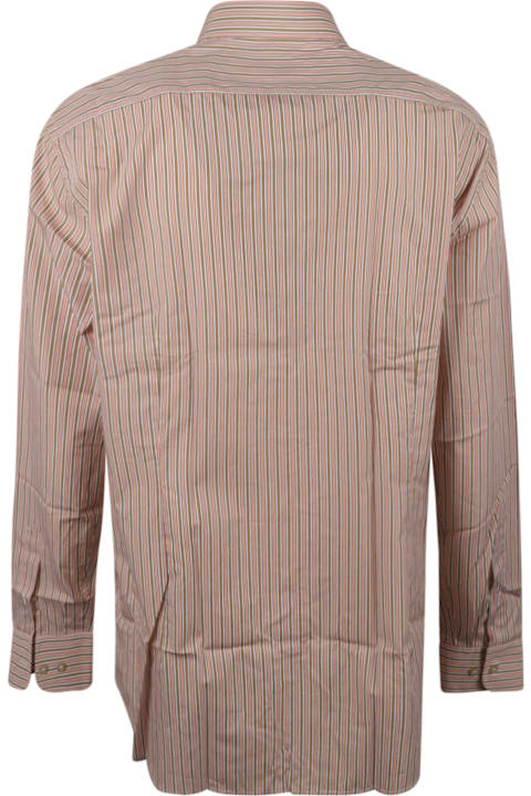 Homeware Etro Logo Embroidered Stripe Shirt