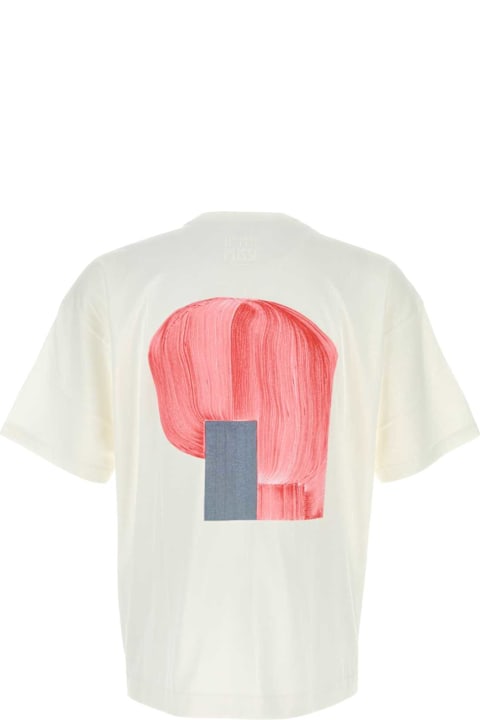 Homme Plissé Issey Miyake for Men Homme Plissé Issey Miyake White Cotton T-shirt