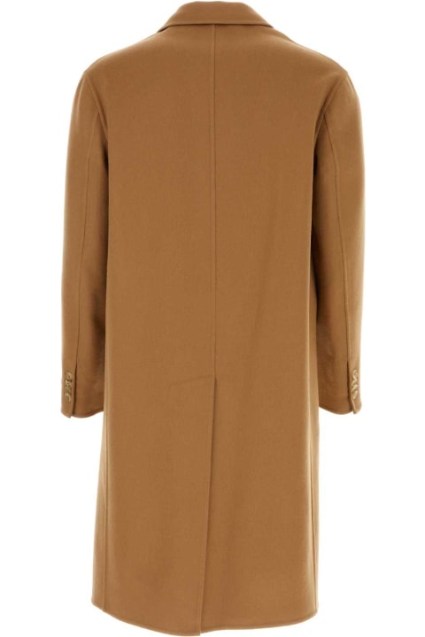 Coats & Jackets for Men Gucci Camel Wool Blend Coat