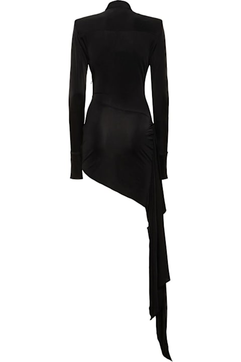 David Koma for Women David Koma Black Asymmetric Dress