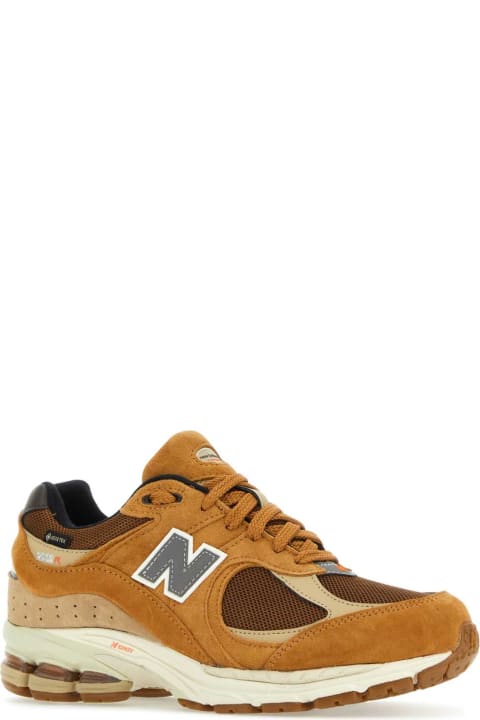 أحذية لـ القسم الرجالي New Balance Camel Suede And Mesh 2002r Sneakers