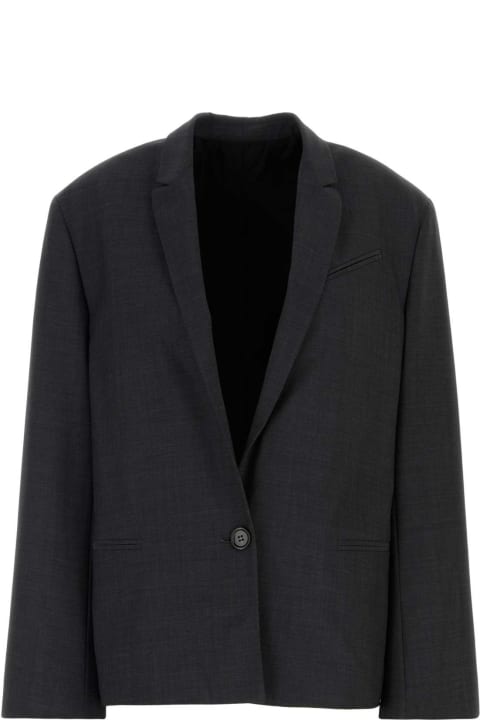 Philosophy di Lorenzo Serafini Coats & Jackets for Women Philosophy di Lorenzo Serafini Graphite Stretch Jersey Blazer