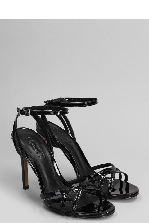 Schutz Sandals for Women Schutz Sandals In Black Patent Leather