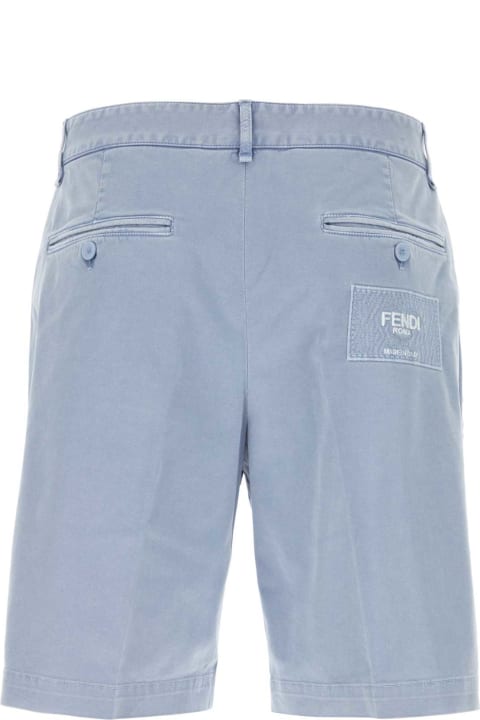 Fendi for Men Fendi Stretch Cotton Bermuda Shorts