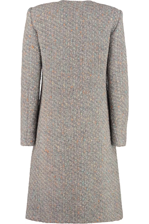 Sale for Women Moschino Boucle Knit Coat