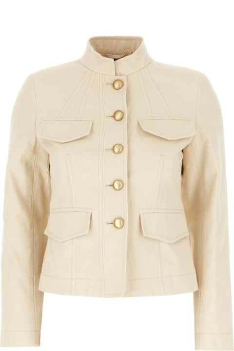 Weekend Max Mara for Women Weekend Max Mara Sand Cotton Jacket