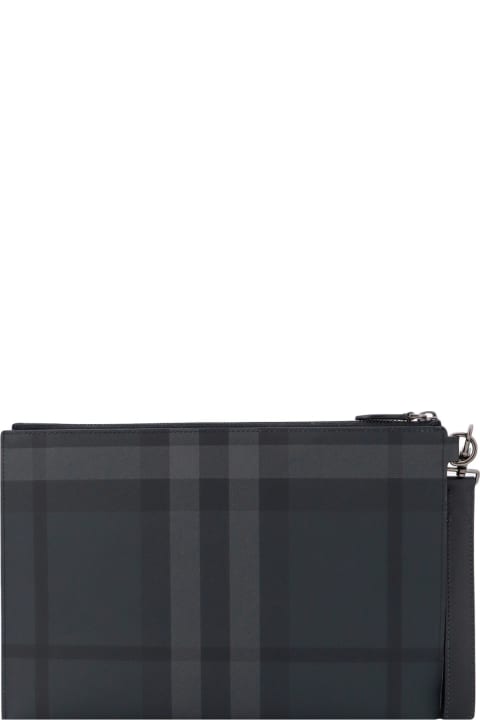 Burberry for Men Burberry Check Large Pouch