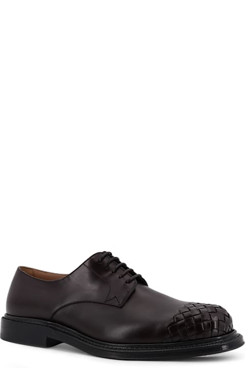 Homeware Bottega Veneta James Leather Lace-up Shoe