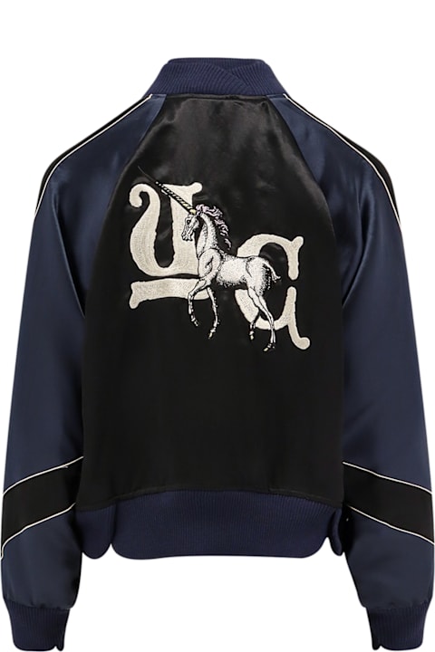 Undercover Jun Takahashi Kids Undercover Jun Takahashi Satin Bomber Jacket
