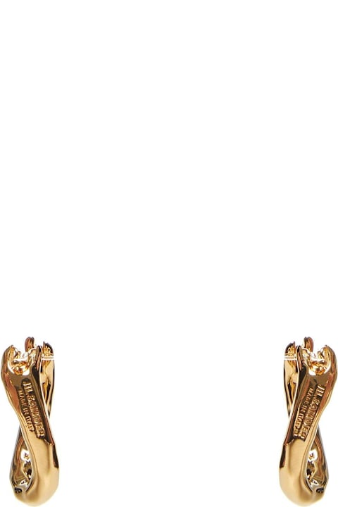Jewelry for Women Jil Sander Hammered Hoop Earrings