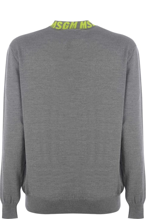 MSGM Sweaters for Men MSGM Sweater Msgm In Virgin Wool