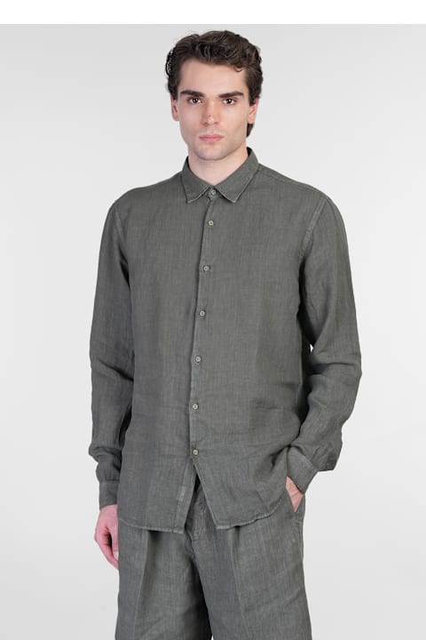 costumein Clothing for Men costumein Domenico Shirt In Green Linen