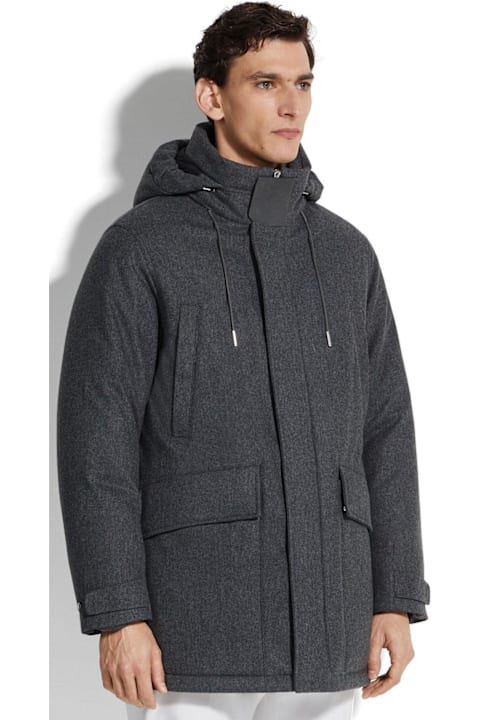 Zegna for Men Zegna Hooded Down Parka