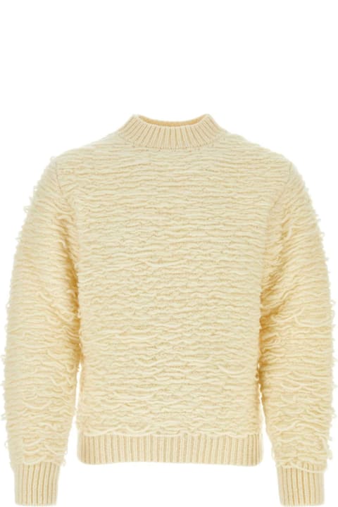 Dries Van Noten Sweaters for Men Dries Van Noten Ivory Wool Sweater