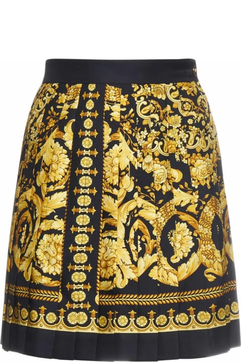 Skirts for Women Versace Barocco Print Miniskirt