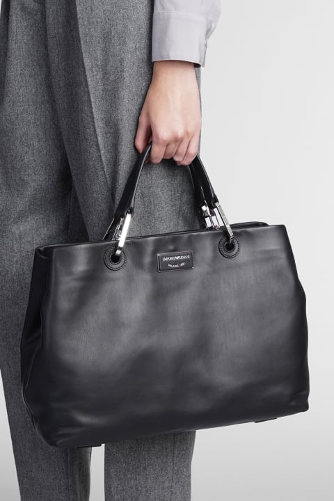 Tote In Black Leather