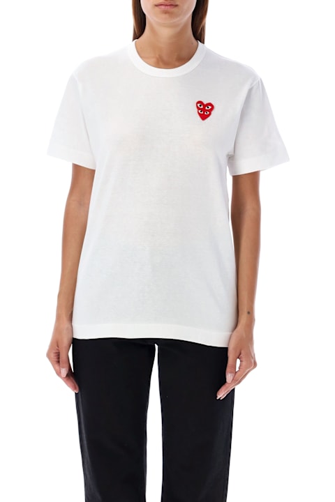 Homeware Comme des Garçons Play Double Patch T-shirt