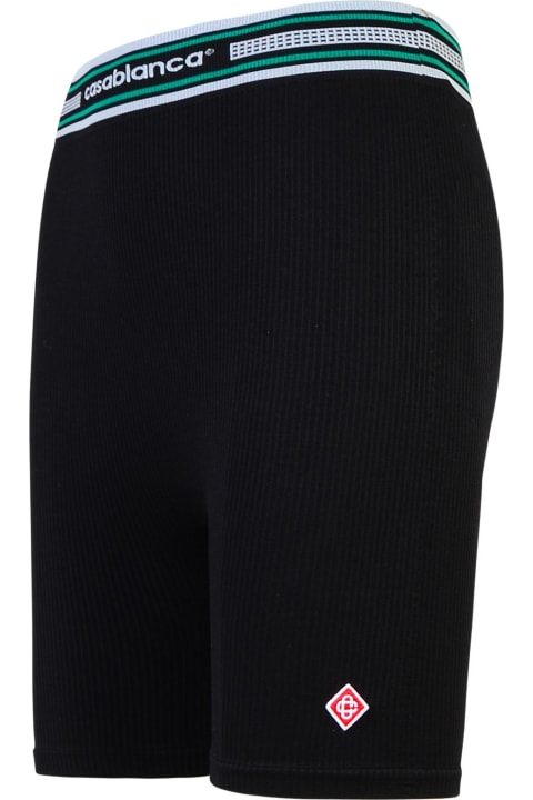 Casablanca Pants & Shorts for Women Casablanca 'active' Black Polyamide Shorts