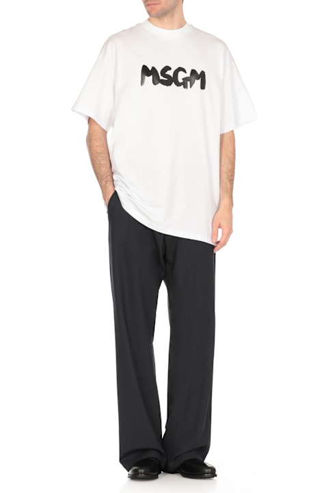 MSGM Pants for Men MSGM Wool Pants