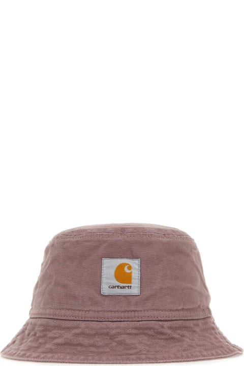 Carhartt Hats for Men Carhartt Antiqued Pink Cotton Bayfield Bucket Hat