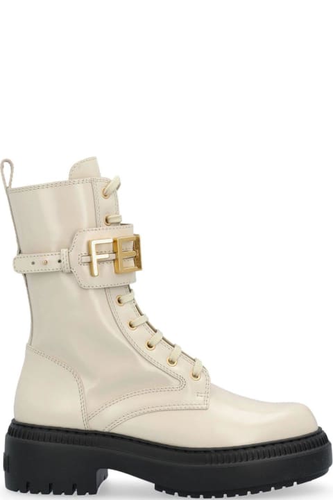 Graphy Rounded-toe Biker Boots