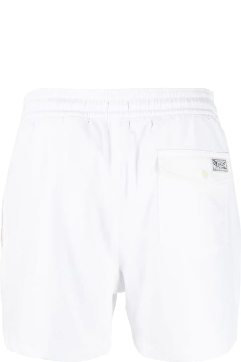 Fashion for Men Ralph Lauren White Swim Shorts With Embroidered Pony