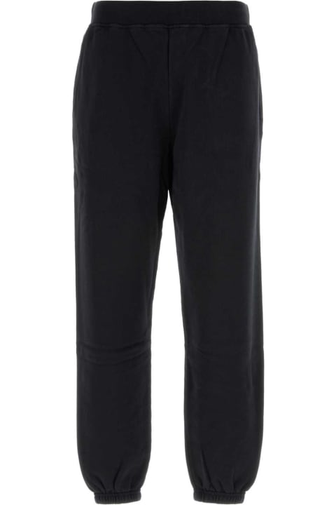Aries Clothing for Men Aries Black Cotton Joggers
