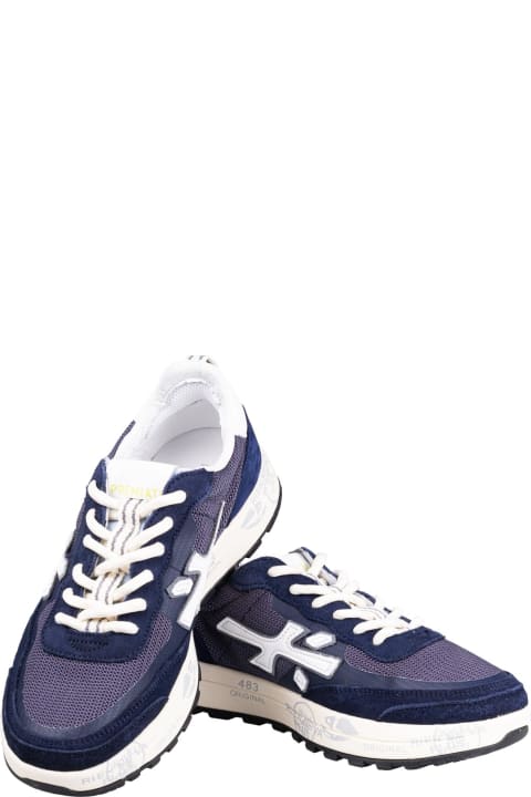 Sneakers for Men Premiata Premiata Flat Shoes Blue