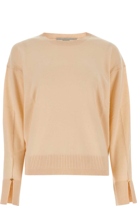 Stella McCartney Fleeces & Tracksuits for Women Stella McCartney Skin Pink Wool Oversize Sweater