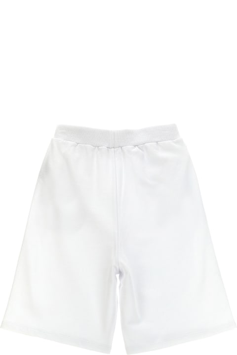 Balmain Bottoms for Boys Balmain Embossed Logo Bermuda Shorts