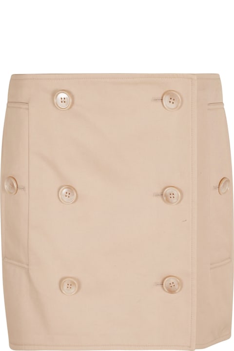 Burberry Skirts for Women Burberry Multi-buttoned Short Skirt