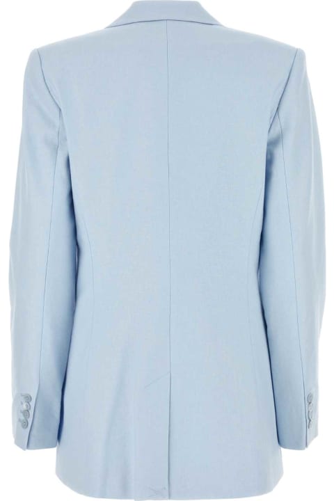 Michael Kors Coats & Jackets for Women Michael Kors Pastel Light Blue Linen Blend Blazer