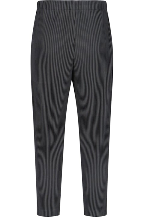 Homme Plissé Issey Miyake for Men Homme Plissé Issey Miyake Pleated Tapered Leg Trousers