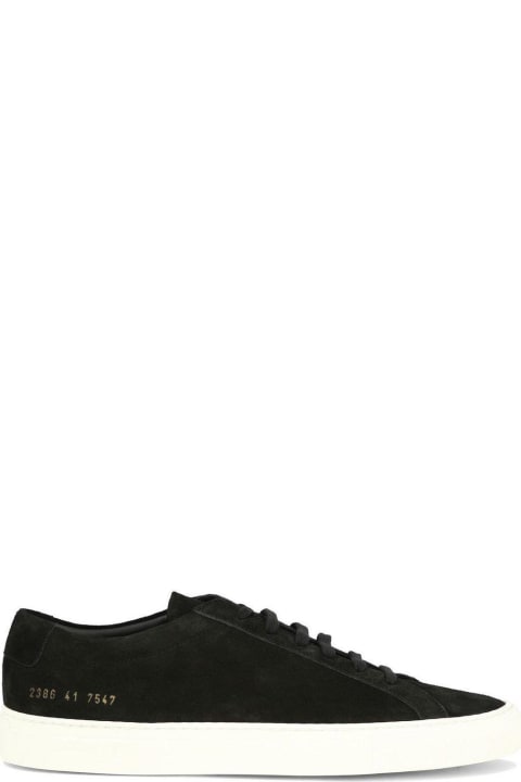 Sneakers for Men Common Projects Achilles Sneakers In Black Suede