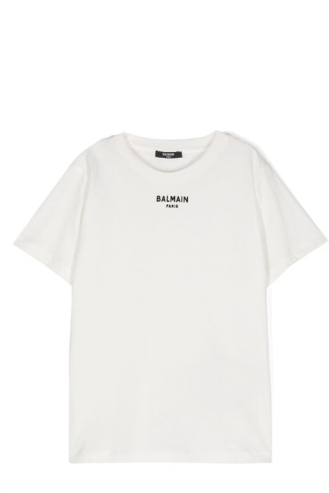 Balmain T-Shirts & Polo Shirts for Boys Balmain T-shirt Con Logo