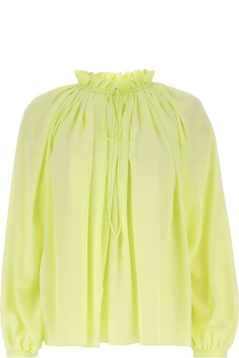 Topwear for Women Lanvin Fluo Yellow Polyester Blouse