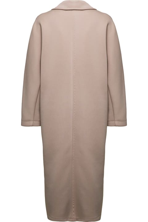 Maxmara Woman's Beige Double-breasted Cotton Blend  Coat