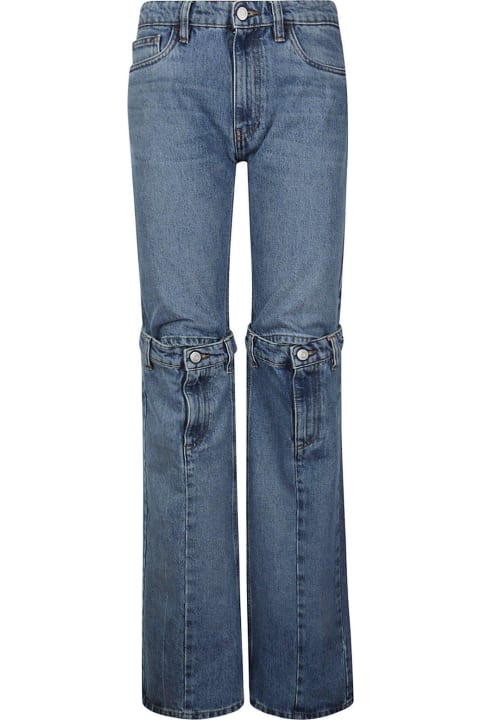 Jeans for Women Coperni Mid-rise Panelled Wide-leg Jeans